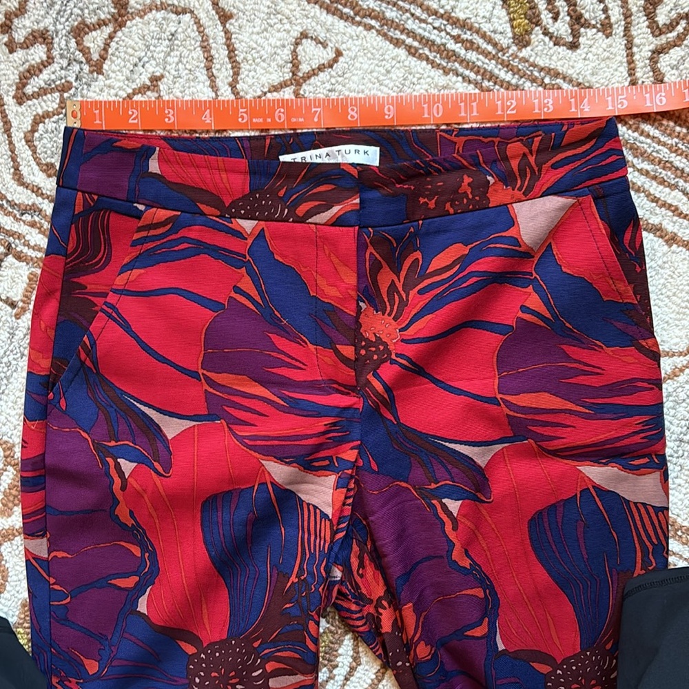 TRINA TURK Patterned Slacks - Picture 8 of 10